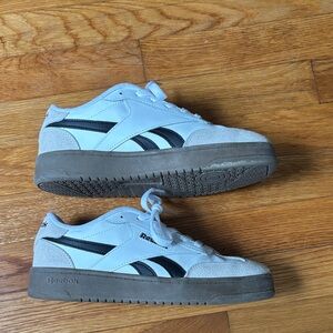 Reebok Classic White and Black Shoes